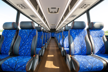 Mount Pleasant Charter Bus Inside