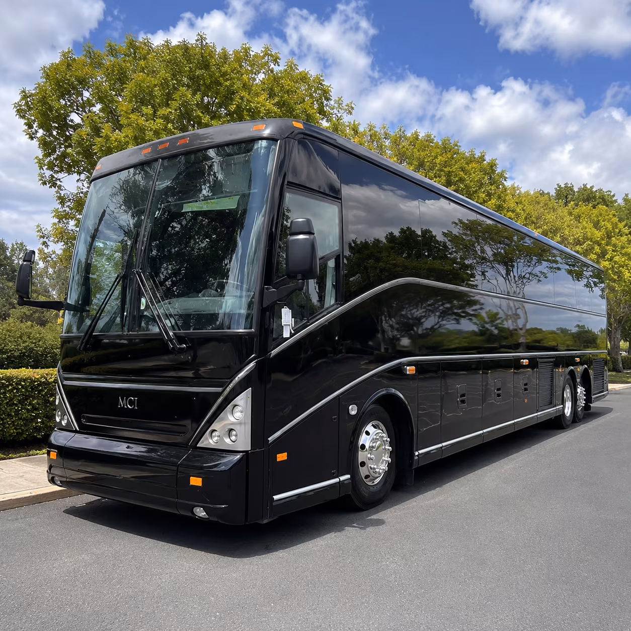 get a charter bus to credit one stadium the performing arts center and every major event venue