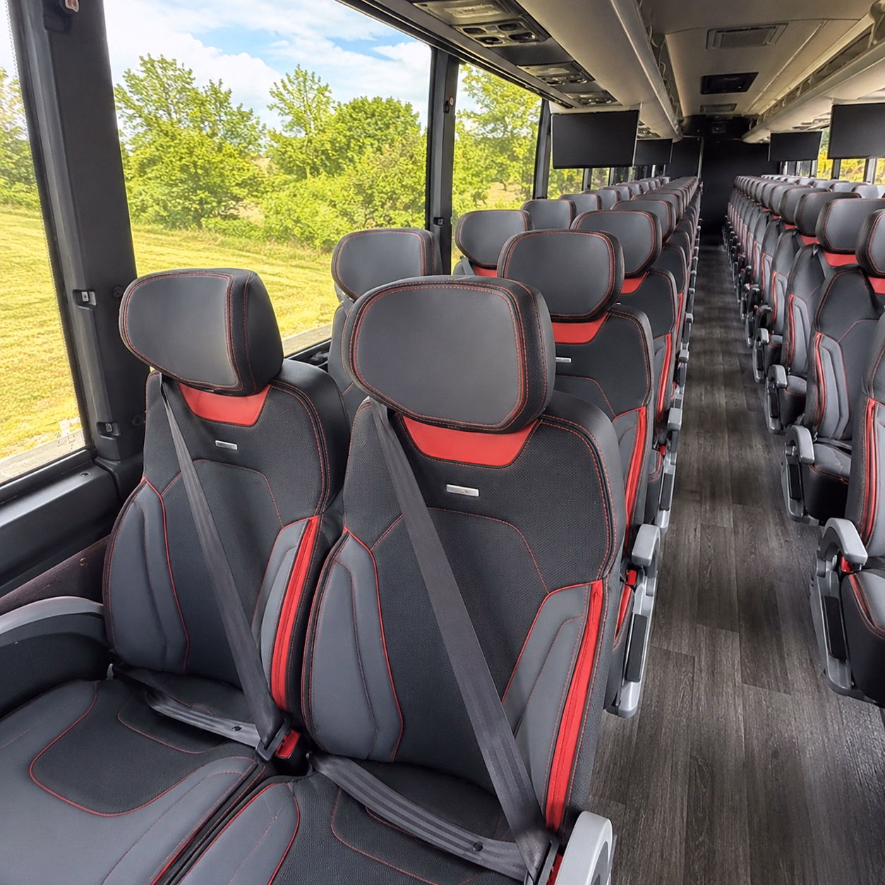 mount pleasant concert transportation onboard seating