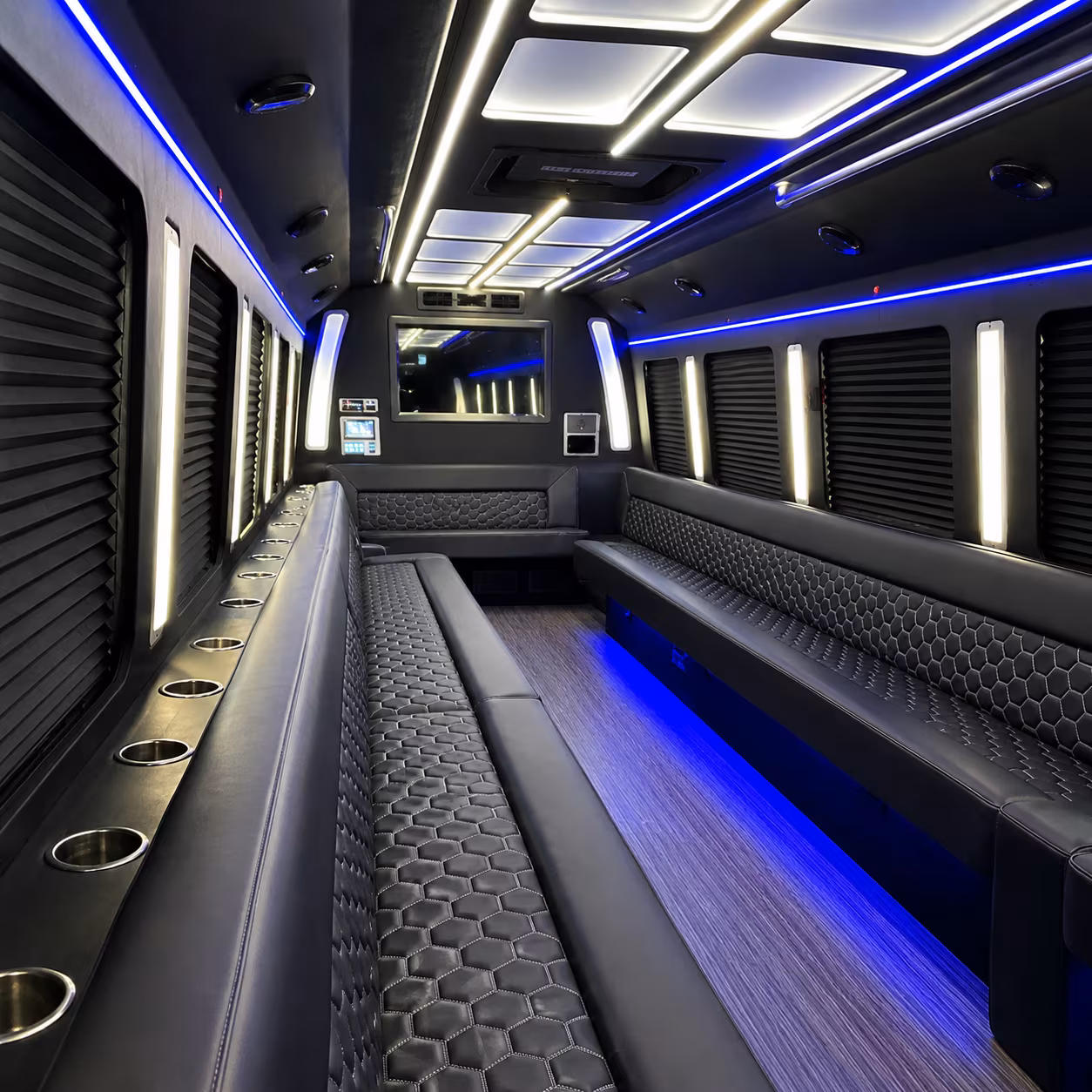 mount pleasant party bus rentals inside