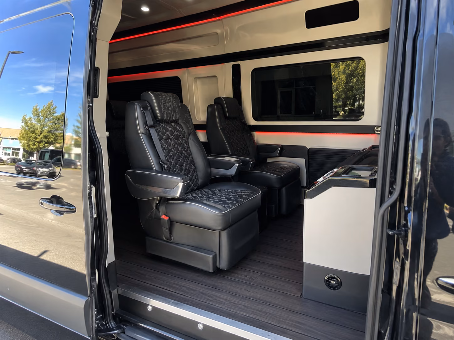 mount pleasant private event transportation onboard seating